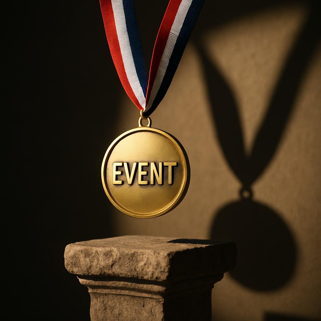 Medalla de evento.